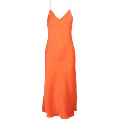 DANNIJO Solid | Midi* Midi Dress with Contrast Straps